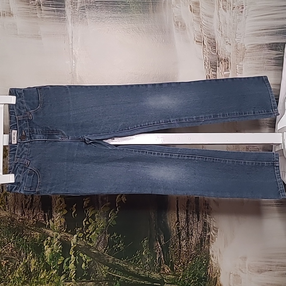 Cherokee Girls 14 regular denim blue jeans with adjustable elastic waistband